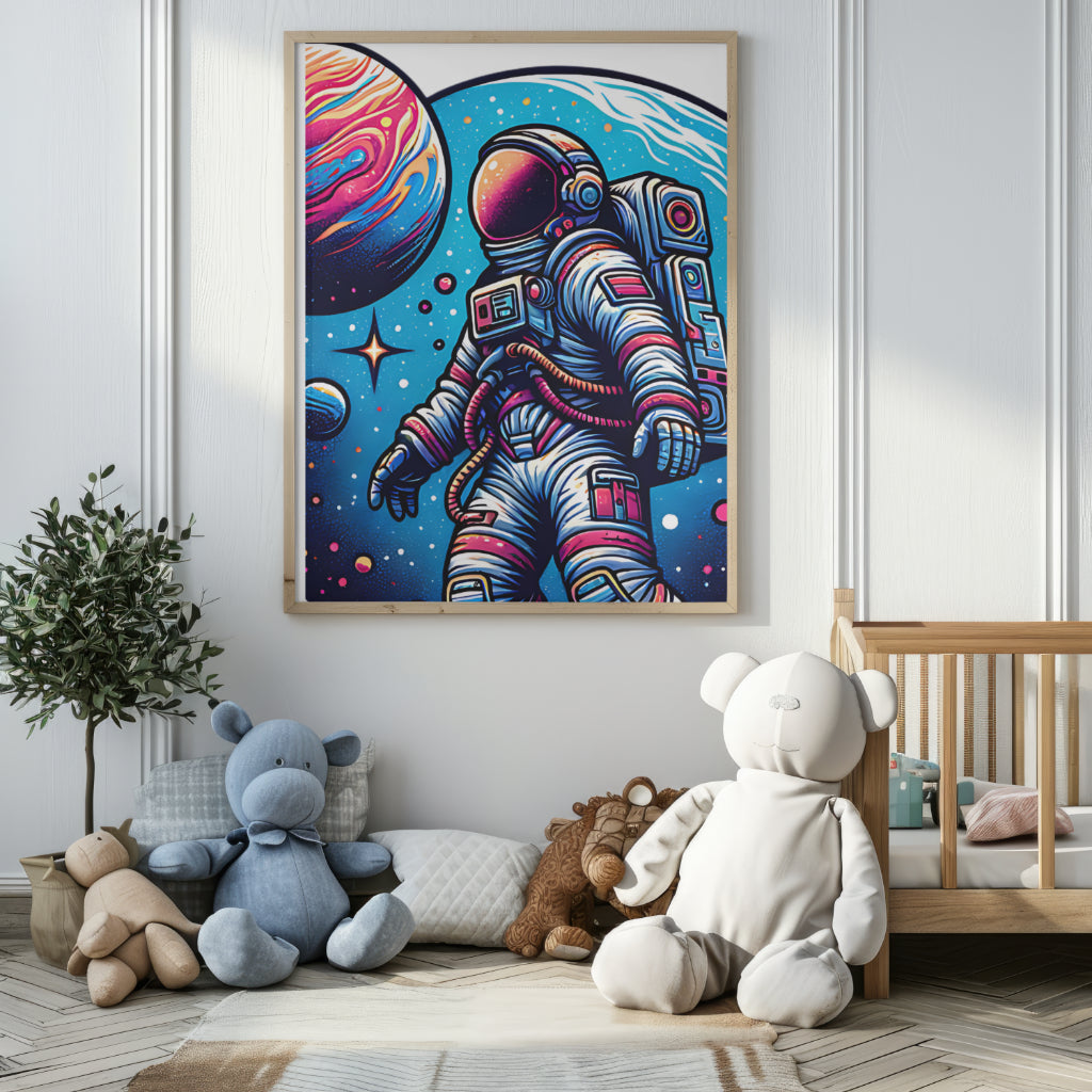 astronaut voyager poster