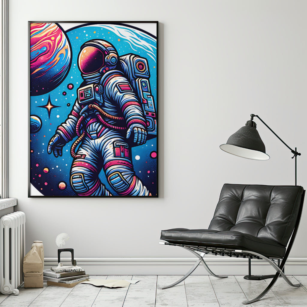 astronaut voyager poster