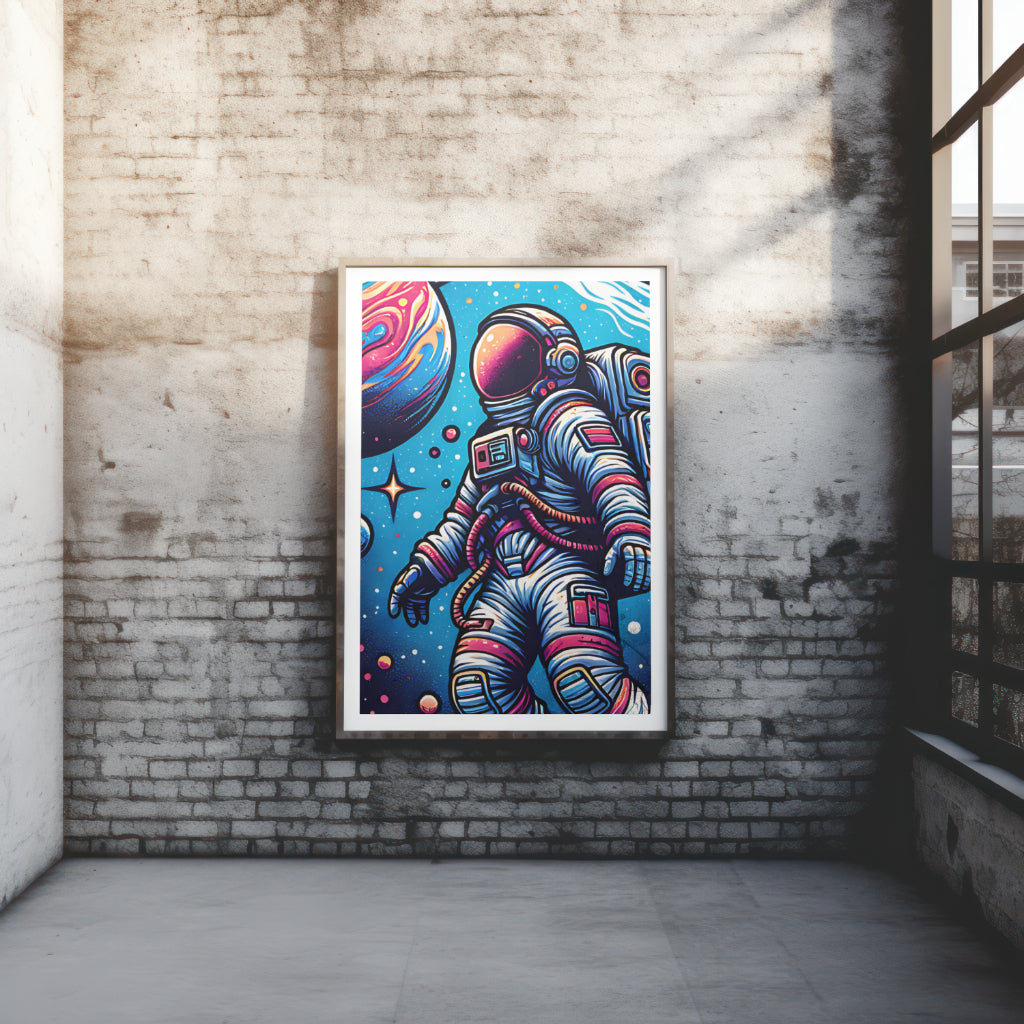 astronaut voyager poster